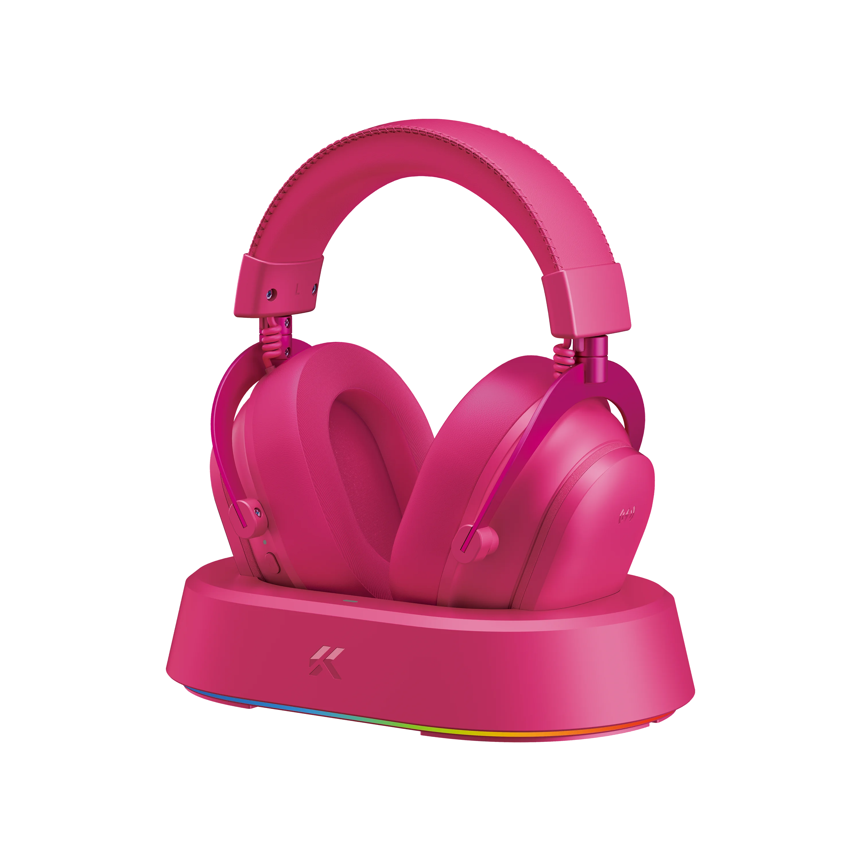 MCHOSE V9 Turbo+ Magnetic Wireless Gaming Headset 7.1 Surround Sound 90° Swivel Ear Cups Low Latency RGB Magnetic Charging