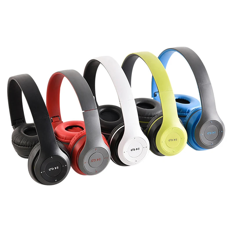 TWS Wireless Bluetooth 5.3 Headphones Over Ear HIFI Stereo Headsets Noise Reduction Sports Gaming Earphone Music Player With Mic