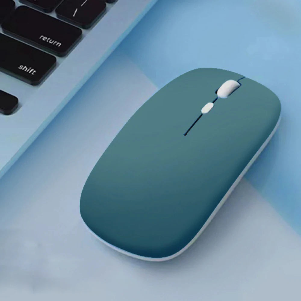 Bluetooth Mouse For Notebook PC Computer Battery Ultra-Thin Wireless Mouse For iPad Samsung Huawei Lenovo Android Windows Tablet