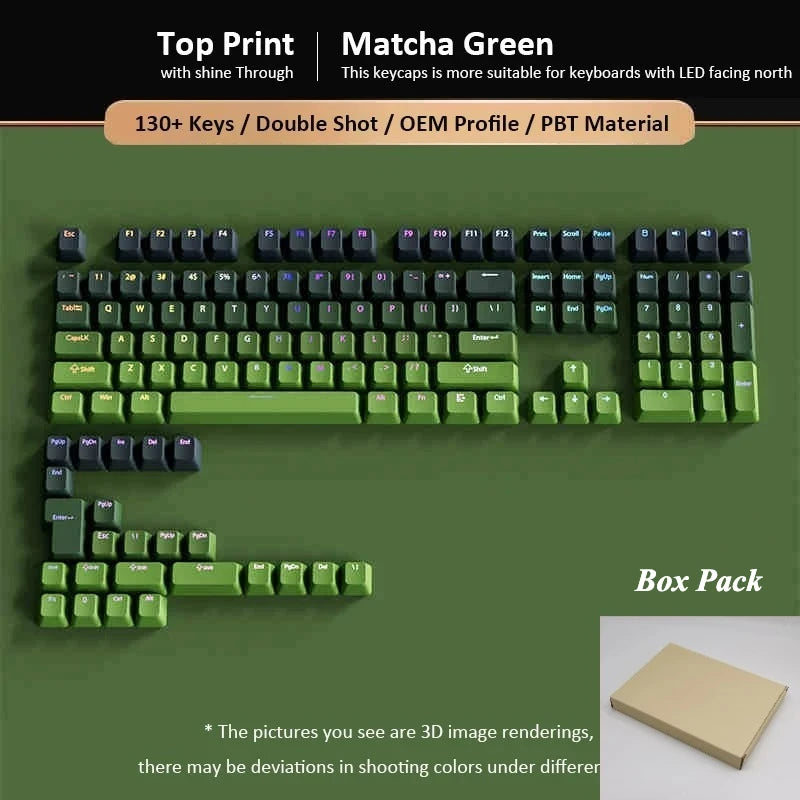 Gradient Keycaps For Cherry Mx Switch Mechanical Keyboard OEM Profile PBT Keycap Black Pink backlit RGB Gamer ISO Layout Key cap