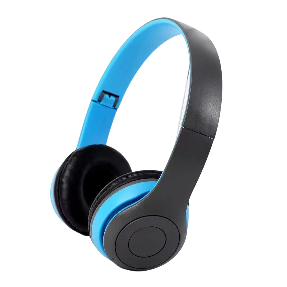 Over Ear Earphone Noise Reduction Stereo Headset Wireless Bluetooth-Compatible 5.0 Headphones 3.5mm Jack Supports Aux for Music
