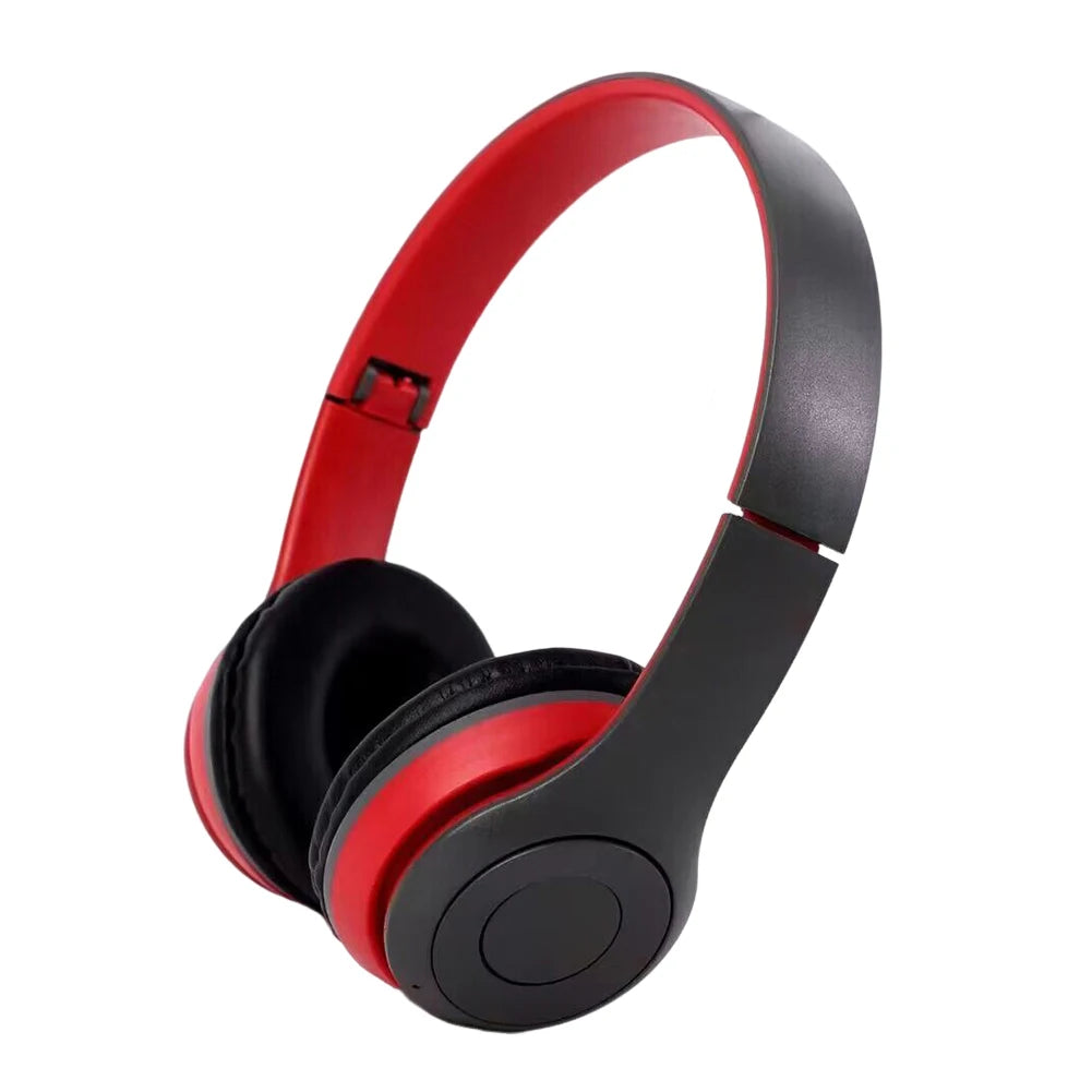 Over Ear Earphone Noise Reduction Stereo Headset Wireless Bluetooth-Compatible 5.0 Headphones 3.5mm Jack Supports Aux for Music