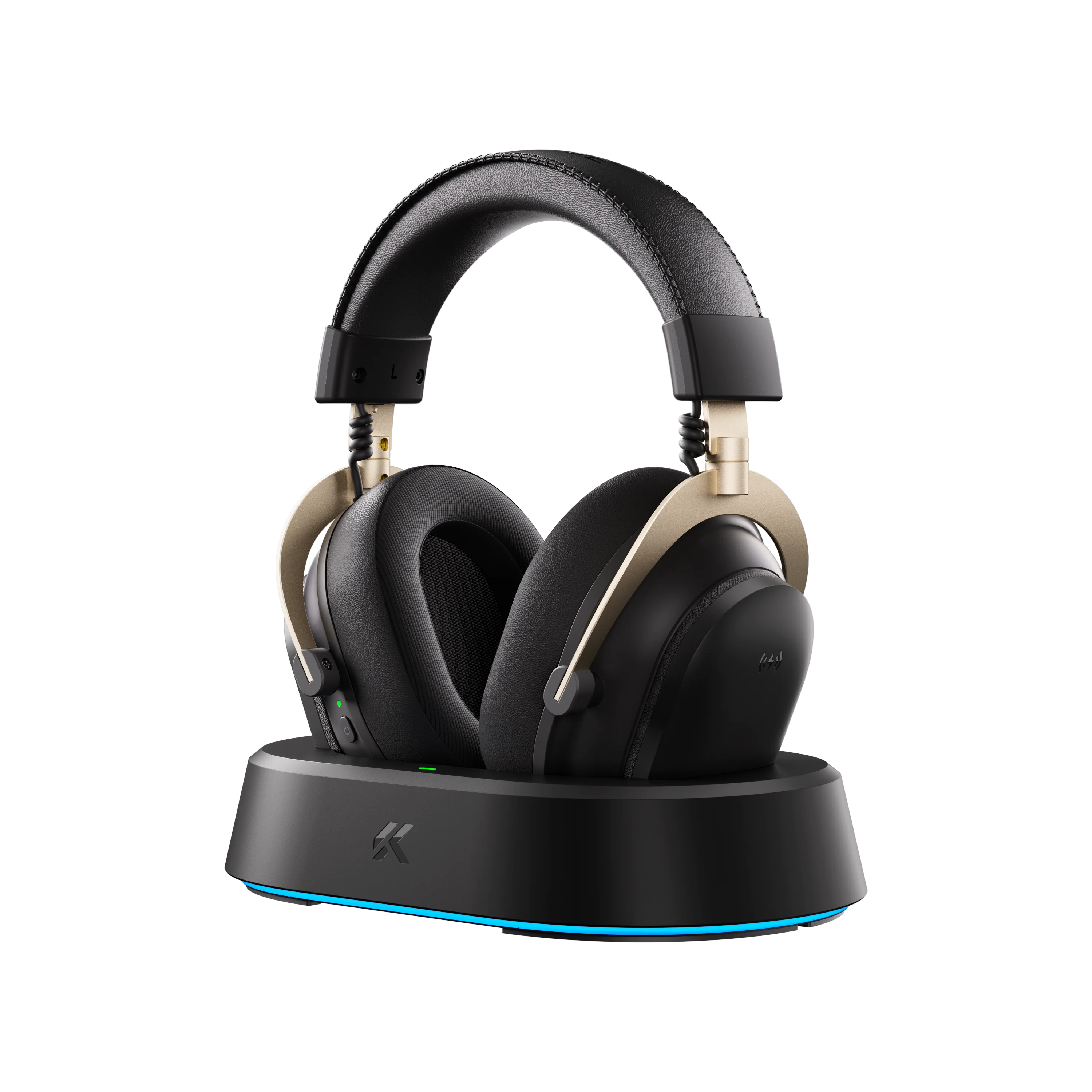 MCHOSE V9 Turbo+ Magnetic Wireless Gaming Headset 7.1 Surround Sound 90° Swivel Ear Cups Low Latency RGB Magnetic Charging