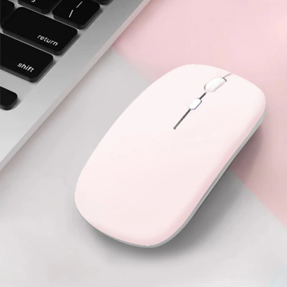Bluetooth Mouse For Notebook PC Computer Battery Ultra-Thin Wireless Mouse For iPad Samsung Huawei Lenovo Android Windows Tablet