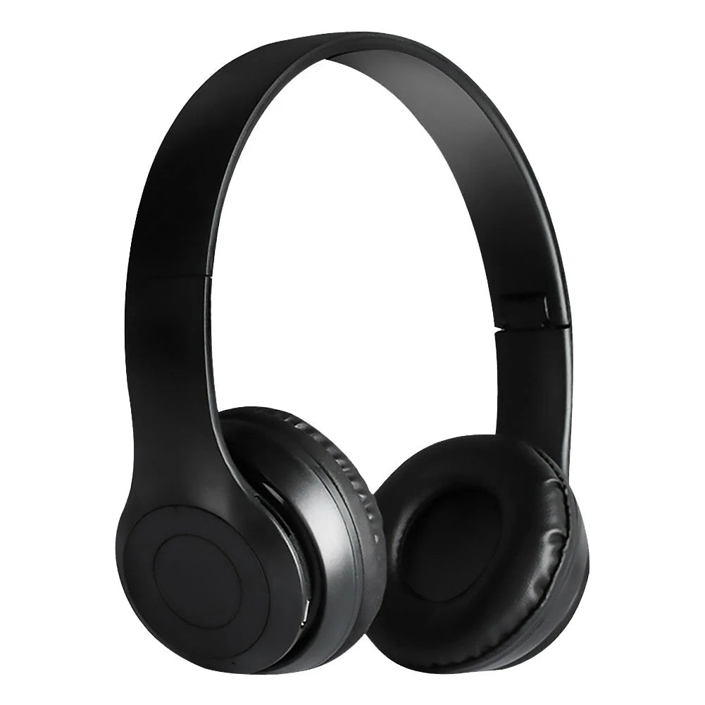 Over Ear Earphone Noise Reduction Stereo Headset Wireless Bluetooth-Compatible 5.0 Headphones 3.5mm Jack Supports Aux for Music