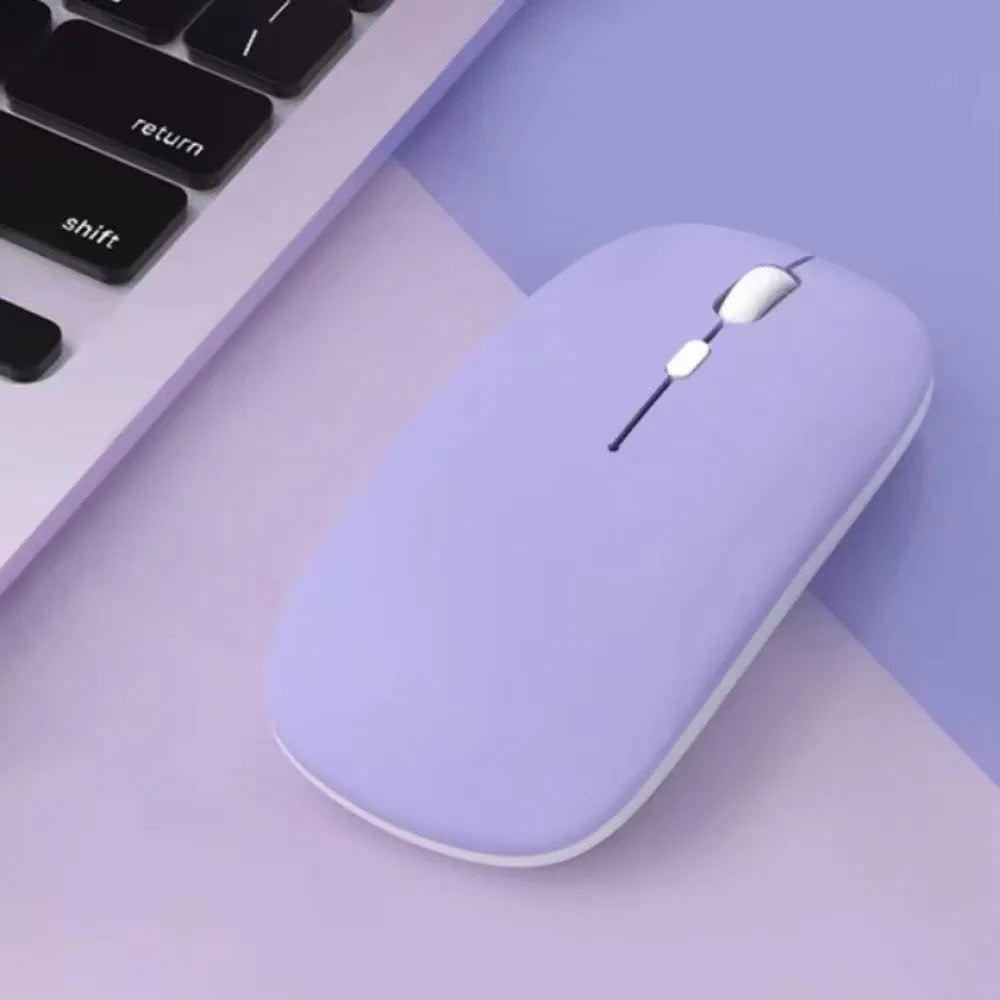 Bluetooth Mouse For Notebook PC Computer Battery Ultra-Thin Wireless Mouse For iPad Samsung Huawei Lenovo Android Windows Tablet