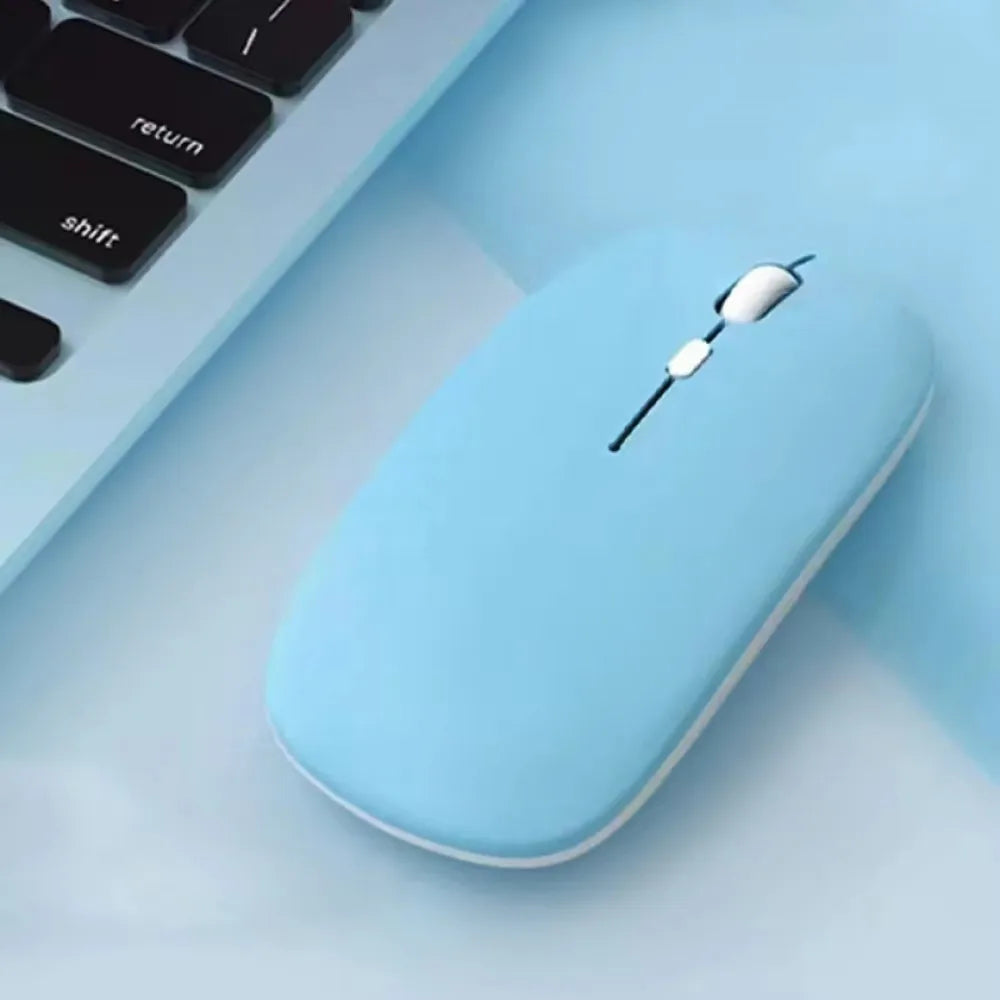 Bluetooth Mouse For Notebook PC Computer Battery Ultra-Thin Wireless Mouse For iPad Samsung Huawei Lenovo Android Windows Tablet